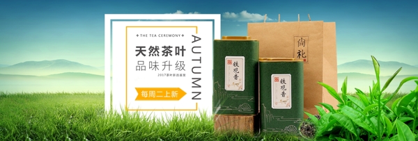 中国风绿茶海报