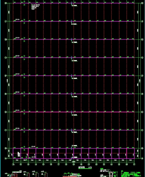 钢结构工程地梁平面布置图片