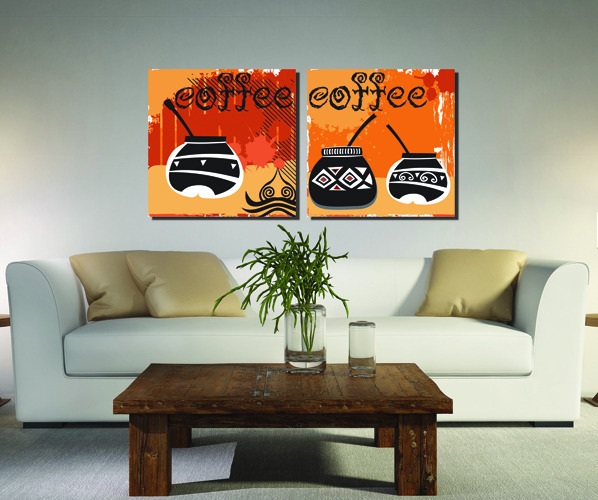 创意咖啡壁画