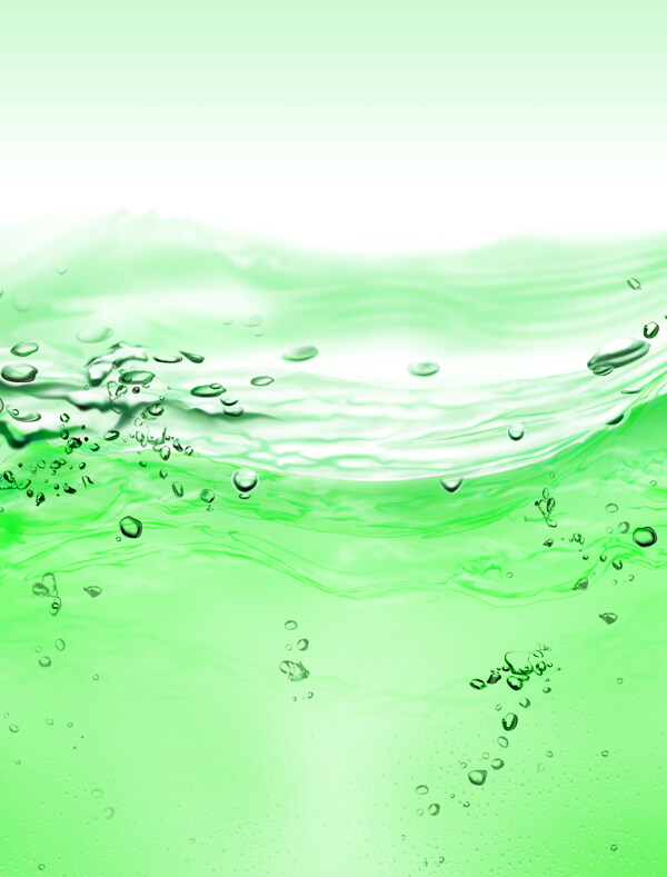 绿色水珠底图图片