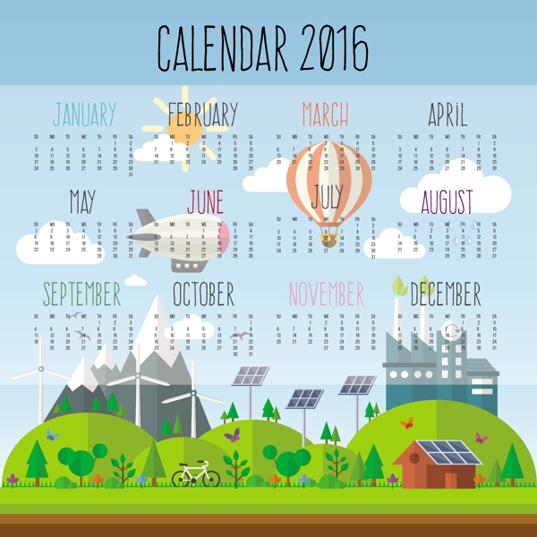 2016年环保年历