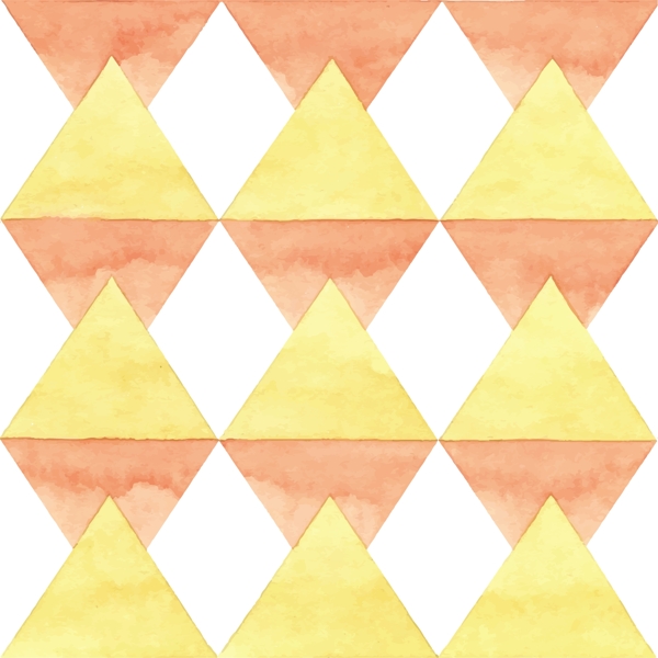 金色三角形几何图案背景矢量纹理
