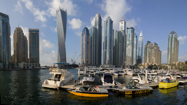 迪拜城市风景图片