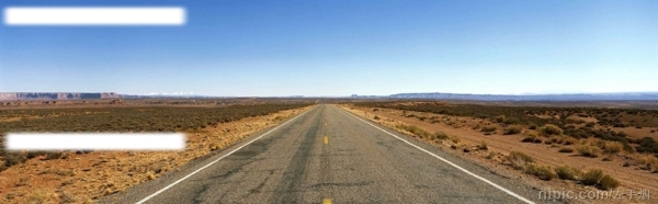 荒漠上的公路图片