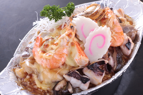 鲍汁野菌海鲜焗饭图片