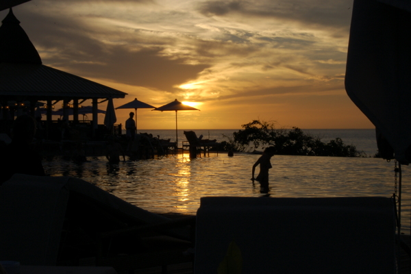 毛里求斯的夕阳图片
