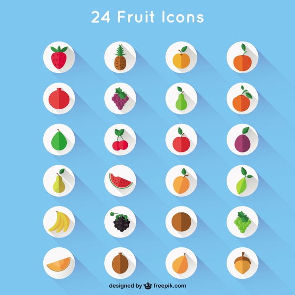 各种水果图标