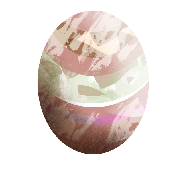 粉色的彩蛋装饰插画
