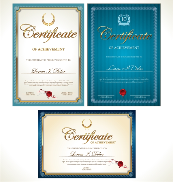 荣誉证书设计图片