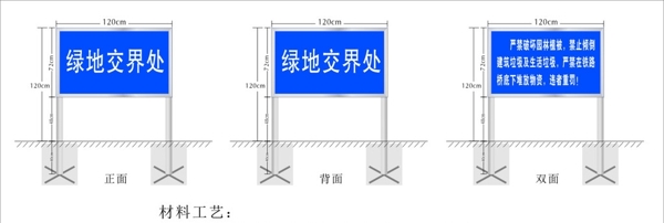 警示牌