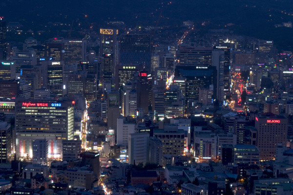 城市夜景图片