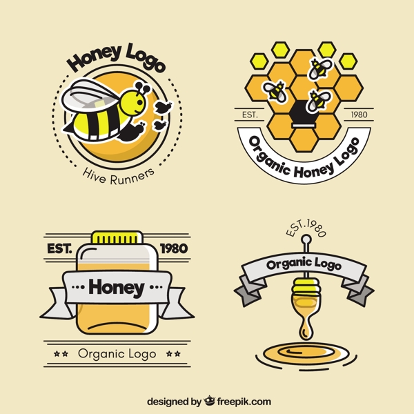 蜂蜜标志的选择