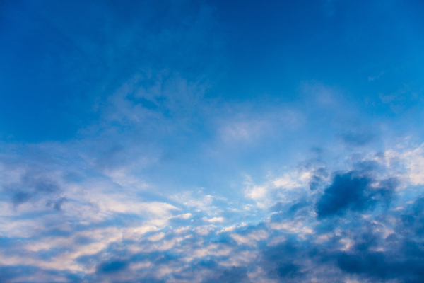 天空蓝色云海自然生态背景素材