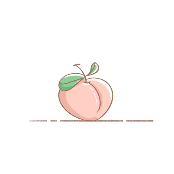 食物水果桃子