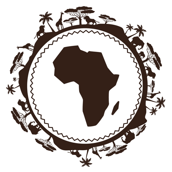 非洲图标图片