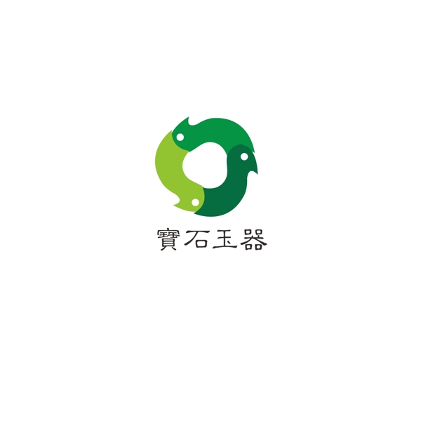 宝石玉器logo设计