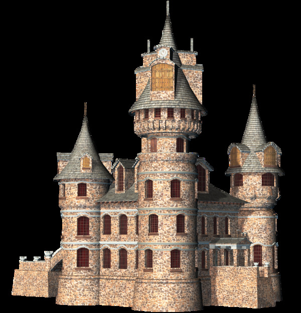 复古欧式城堡元素