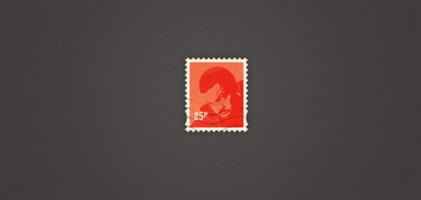 复古欧式邮票PSD素材