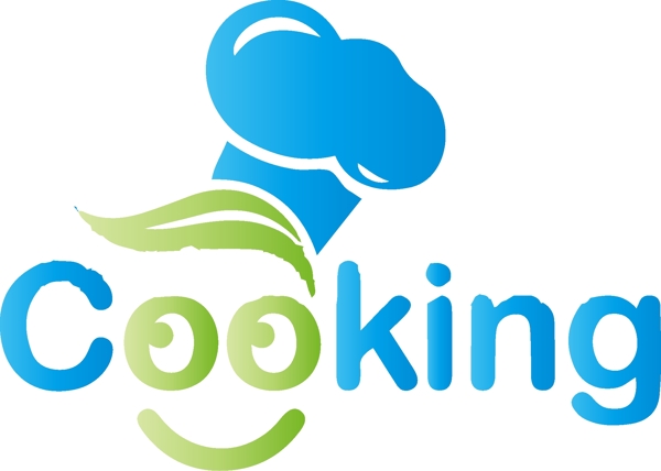 创意厨师刀叉餐饮LOGO标志设计