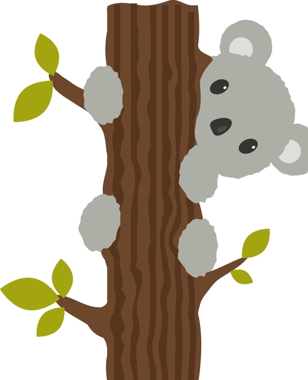 树上的小熊