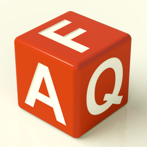 FAQ作为信息或援助的象征