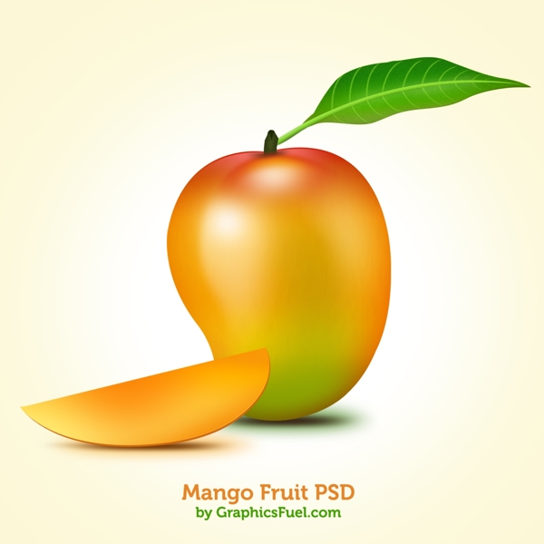 芒果图标PSD文件下载