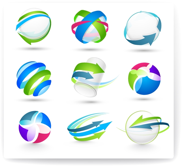 3d立体logo图标图片