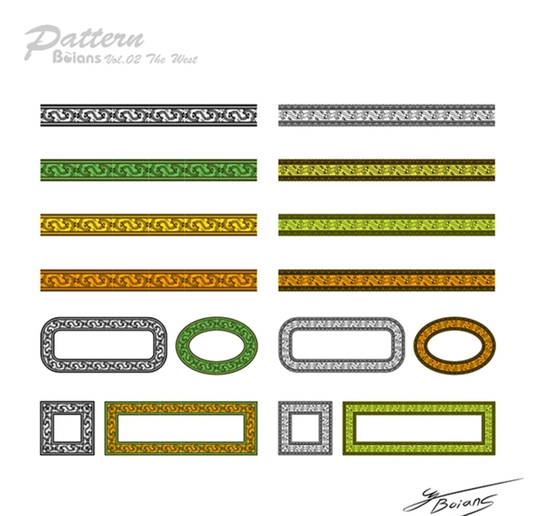 传统复古花纹边框图片