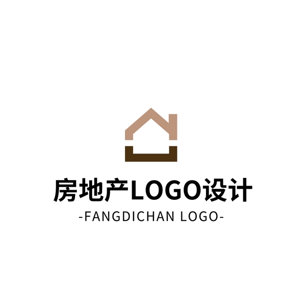 简约大气创意房地产logo标志设计