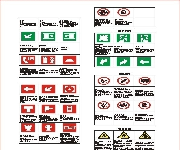 常见消防标志图片