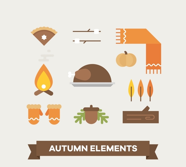 秋季元素设计图片