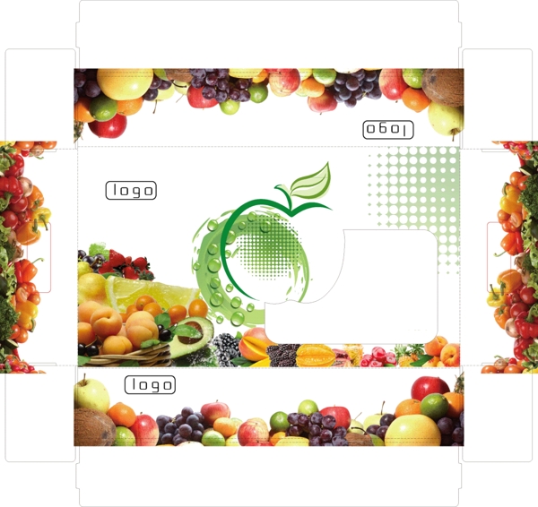 水果箱水果包装苹果箱图片