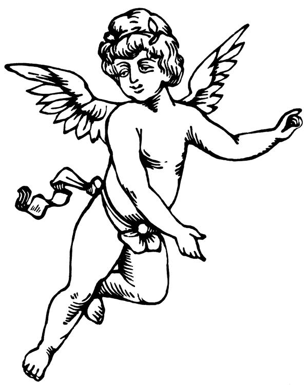 天使宗教神话古典纹饰欧式图案0406