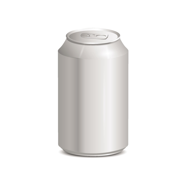 空白的铝罐