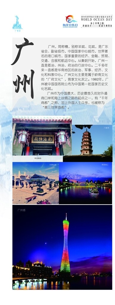 广州简介展板图片