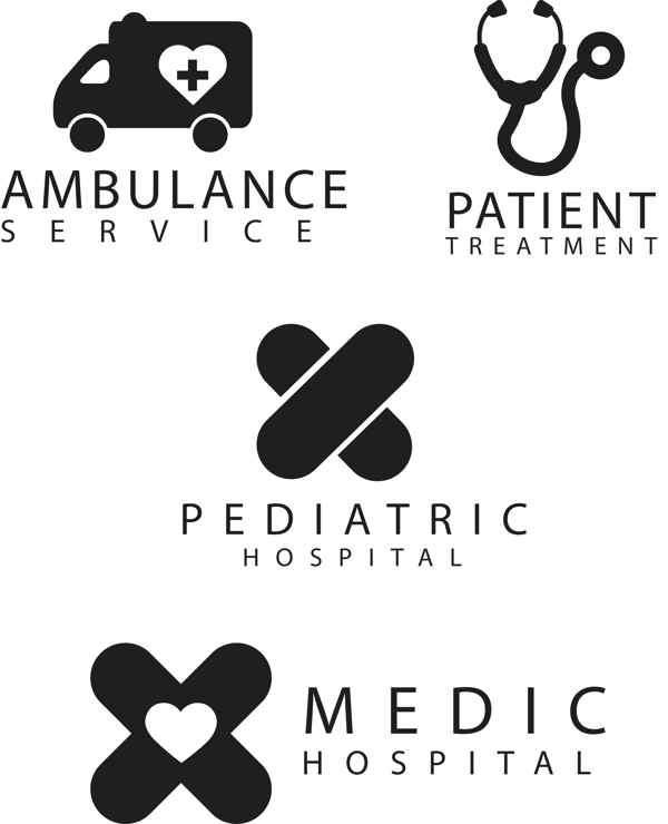 医疗医护logo创意标志标志图片