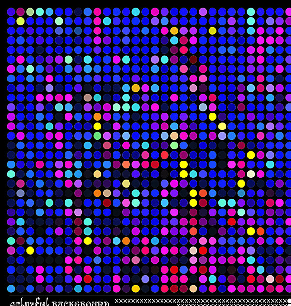 点状彩色非主流背景矢量素材图片