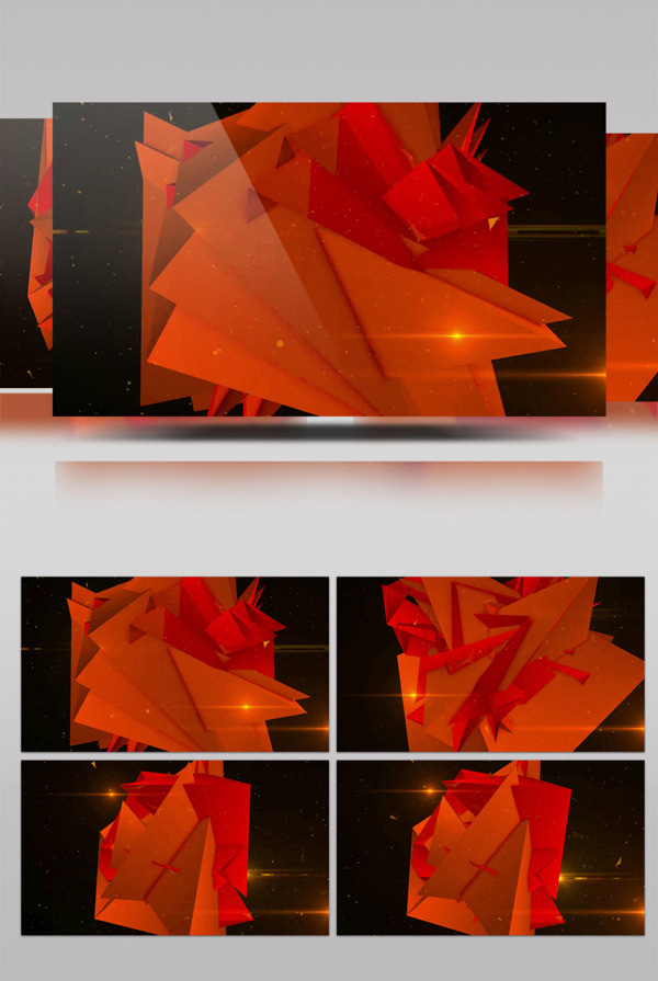 折纸飞机动态视频素材
