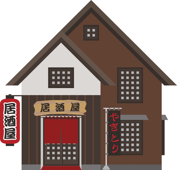 日本建筑居酒屋图片