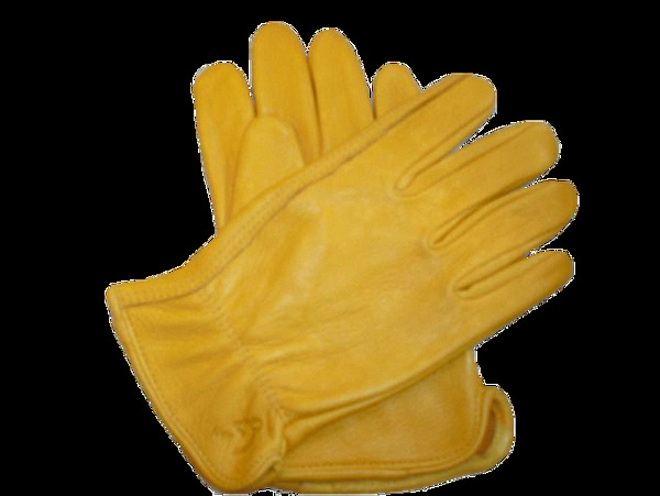 一双黄色手套图免抠png透明素材