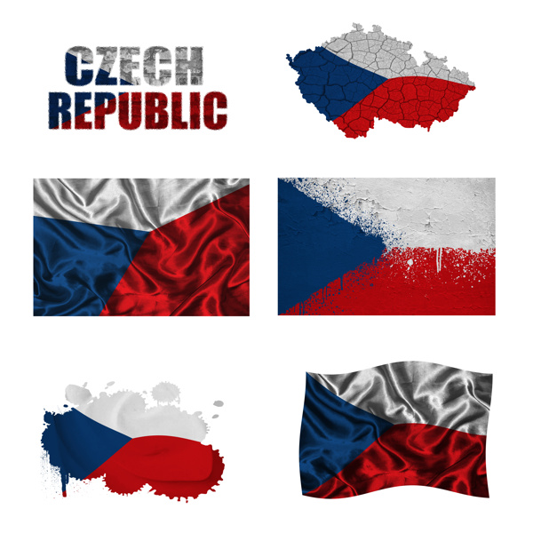 捷克共和国国旗地图