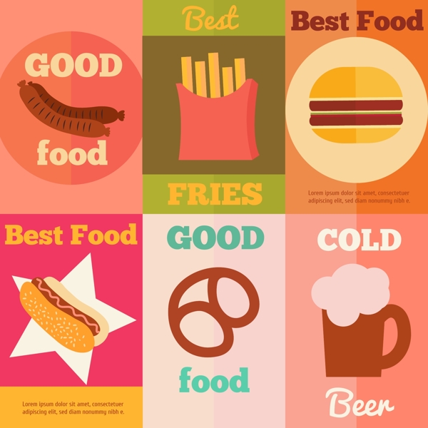 快速食品海报图片