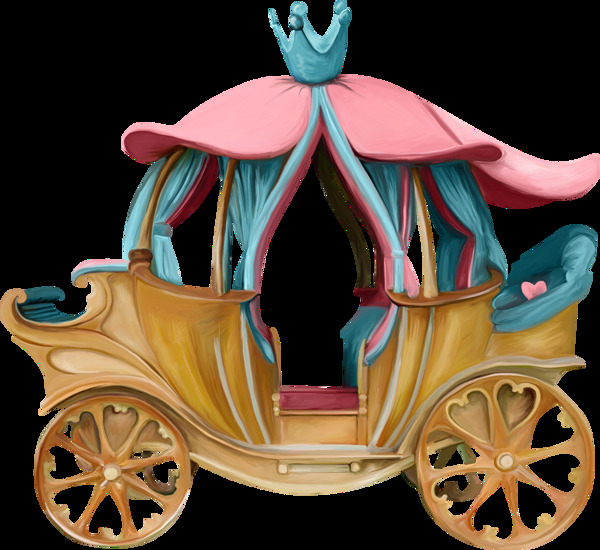 童话世界国王车装饰图