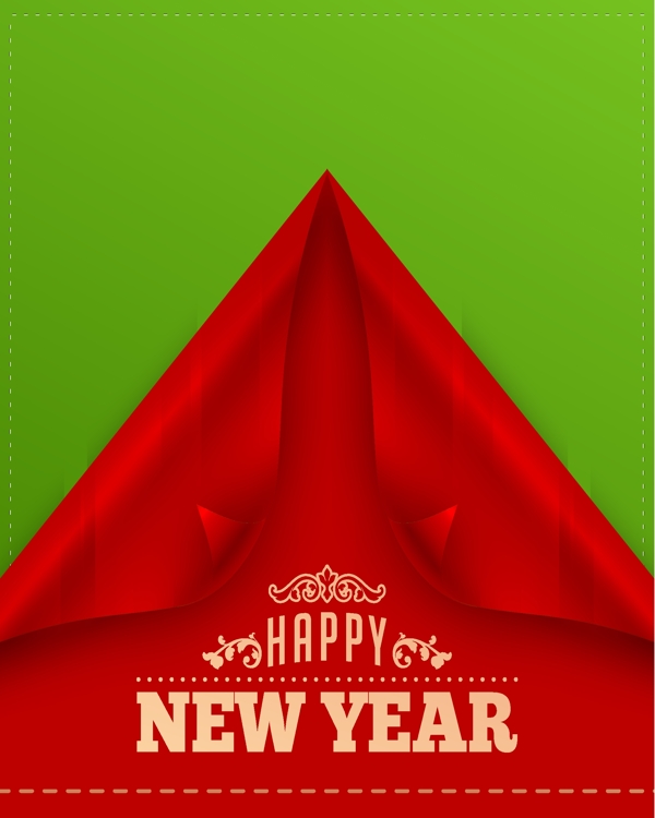 圣诞折页欢乐新年祝贺海报背景