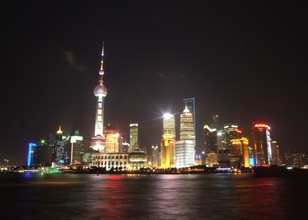 上海CBD夜景图片