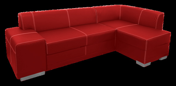 红色KTV包厢长沙发png元素