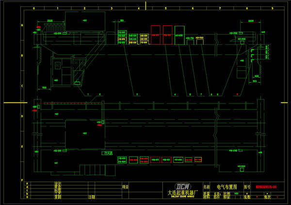 电气设计稿CAD机械图纸