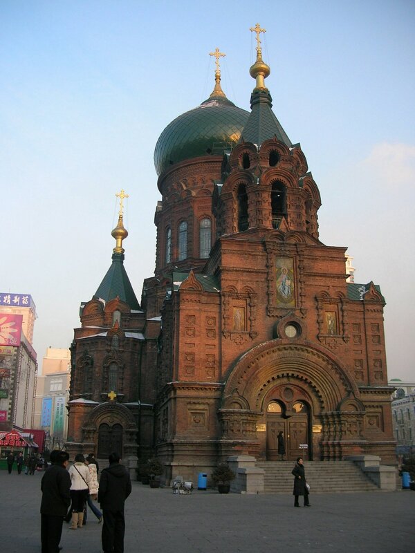 哈尔滨风光索菲亚教堂