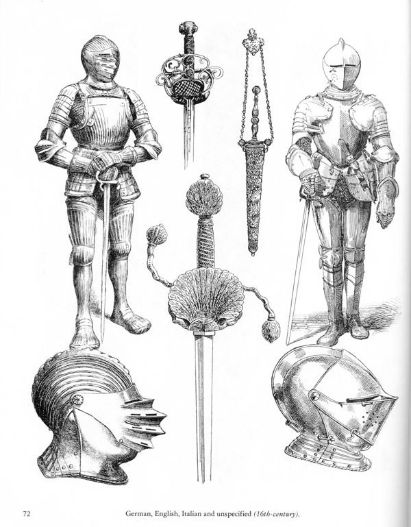 欧洲古代兵器和盔甲29图片