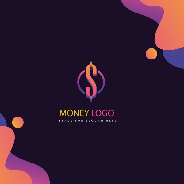 创意金钱标志logo模板